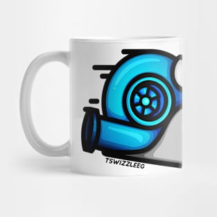 Turbo Snail - Gray/Deep Blue Mug